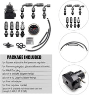 Universal Adjustable EFI Fuel Pressure Regulator Kit – view 3