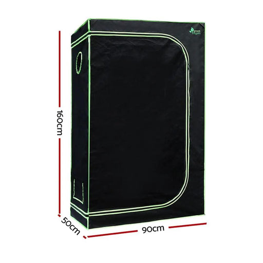 Green Fingers Grow Tent 90x50x160CM Hydroponics Kit Indoor Plant Room System – view 2