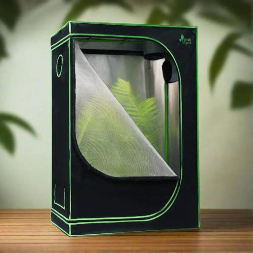 Green Fingers Grow Tent 90x50x160CM Hydroponics Kit Indoor Plant Room System – view 1