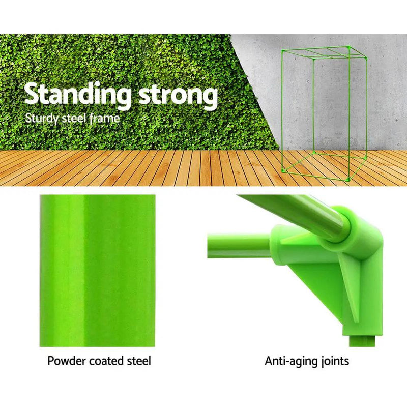 Greenfingers Grow Tent 900x90x180CM 1680D Hydroponics Kit Indoor Plant Room System – view 6