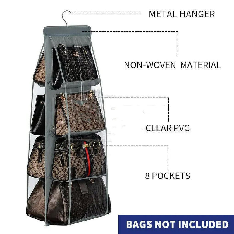 Handbag Storage Bag Holder Hanging Organizer Shelf – view 2
