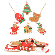 12PCS Christmas Tree Decorations Gingerbread Man Ornaments (TT718) – view 3