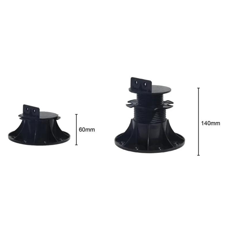 salelink.co.nz Unbranded Deck Pedestal Adjustment range 60-140mm Deck Pedestal Adjustment range 60-140mm | Action Outdoors NZ