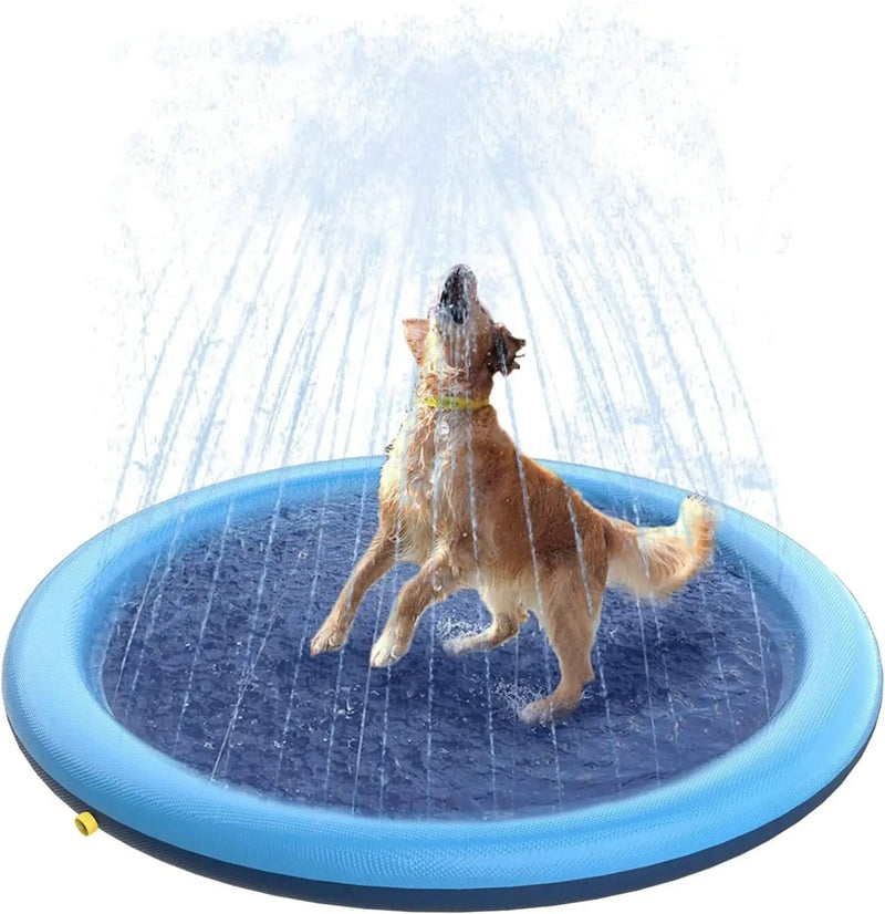 Pet Dog Kids Sprinkler Splash Pad Mat 100cm – view 2