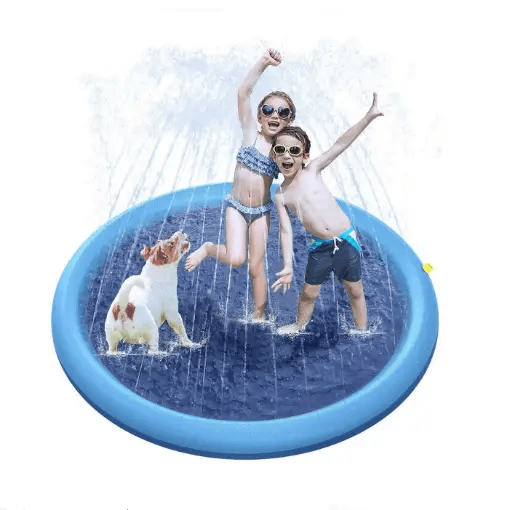 Pet Dog Kids Sprinkler Splash Pad Mat 100cm – view 1