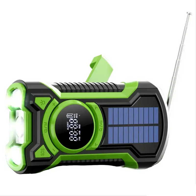 Habicare SS Hand Crank Solar Emergency Radio with Bluetooth 5.3 Hand Crank Solar Emergency Radio with Bluetooth 5.3