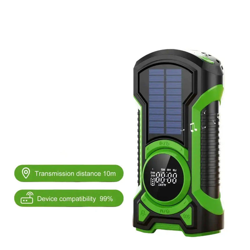 Habicare SS Hand Crank Solar Emergency Radio with Bluetooth 5.3 Hand Crank Solar Emergency Radio with Bluetooth 5.3