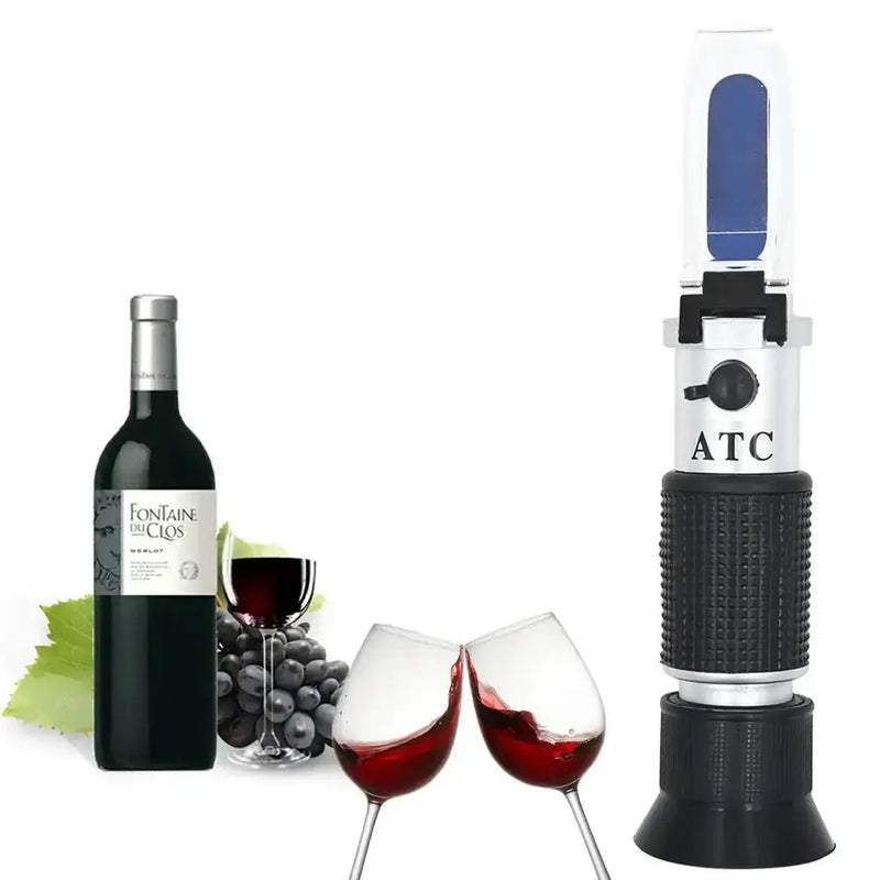 Handheld 0–40% Sugar & 0–25% Alcohol Refractometer (available with or without box) – view 4