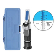 Handheld 0–40% Sugar & 0–25% Alcohol Refractometer (available with or without box) – view 1