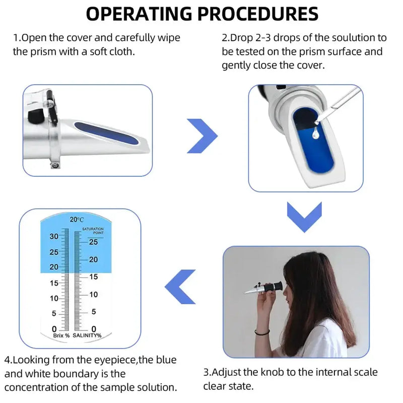 Handheld 2-in-1 Refractometer (available in with or without box) – view 10