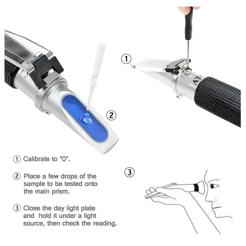 Handheld 2-in-1 Refractometer (available in with or without box) – view 9