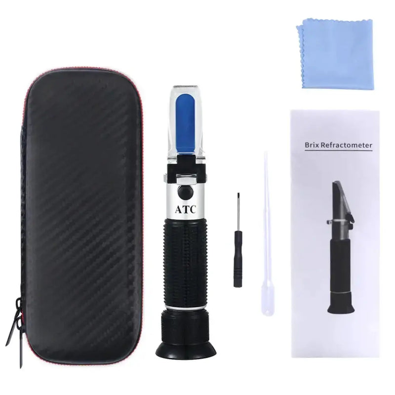 Handheld ATC Sugar Refractometer – 0–10% Brix Sugar Content Tester (3 types available) – view 10