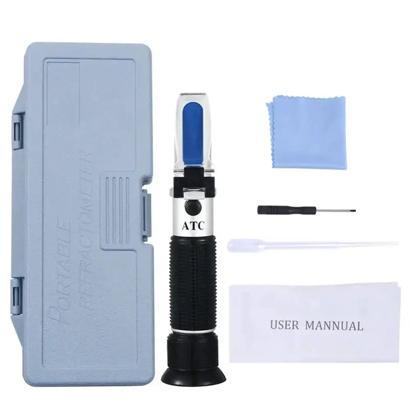 Handheld ATC Sugar Refractometer – 0–10% Brix Sugar Content Tester (3 types available) – view 9