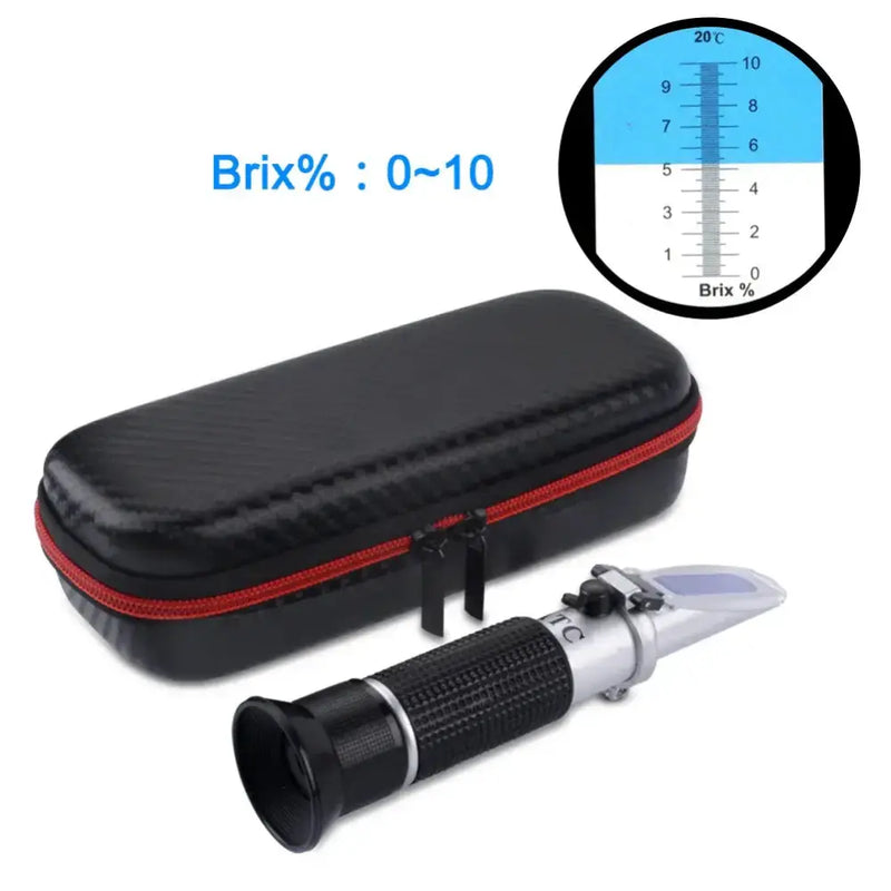 Handheld ATC Sugar Refractometer – 0–10% Brix Sugar Content Tester (3 types available) – view 2