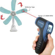 Habicare HBC Handheld Digital Tachometer Habicare Digital Laser Tachometer for RPM Measurement