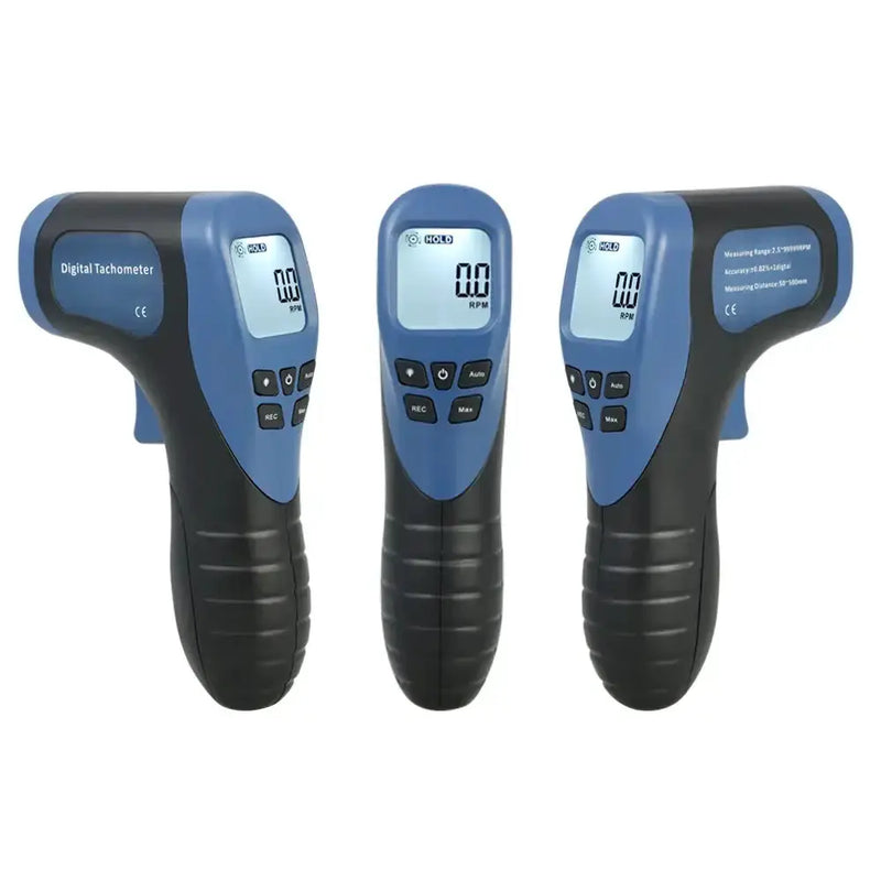 Habicare HBC Handheld Digital Tachometer Habicare Digital Laser Tachometer for RPM Measurement