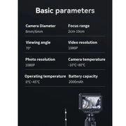 Habicare HBC Handheld Endoscope Camera (4.3”) Two-Way Articulating Borescope Camera