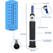Handheld Refractometer Sea Salt Salinity Meter 0–10% (available with or without box) – view 5