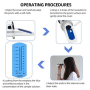 Handheld Refractometer Sea Salt Salinity Meter 0–10% (available with or without box) – view 7