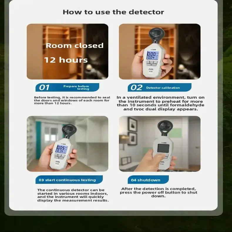 Habicare HBC Handheld TVOC & HCHO Air Quality Tester (2-in-1) Handheld TVOC & HCHO Air Quality Tester (2-in-1)