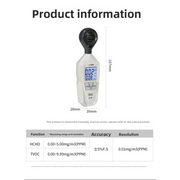 Habicare HBC Handheld TVOC & HCHO Air Quality Tester (2-in-1) Handheld TVOC & HCHO Air Quality Tester (2-in-1)