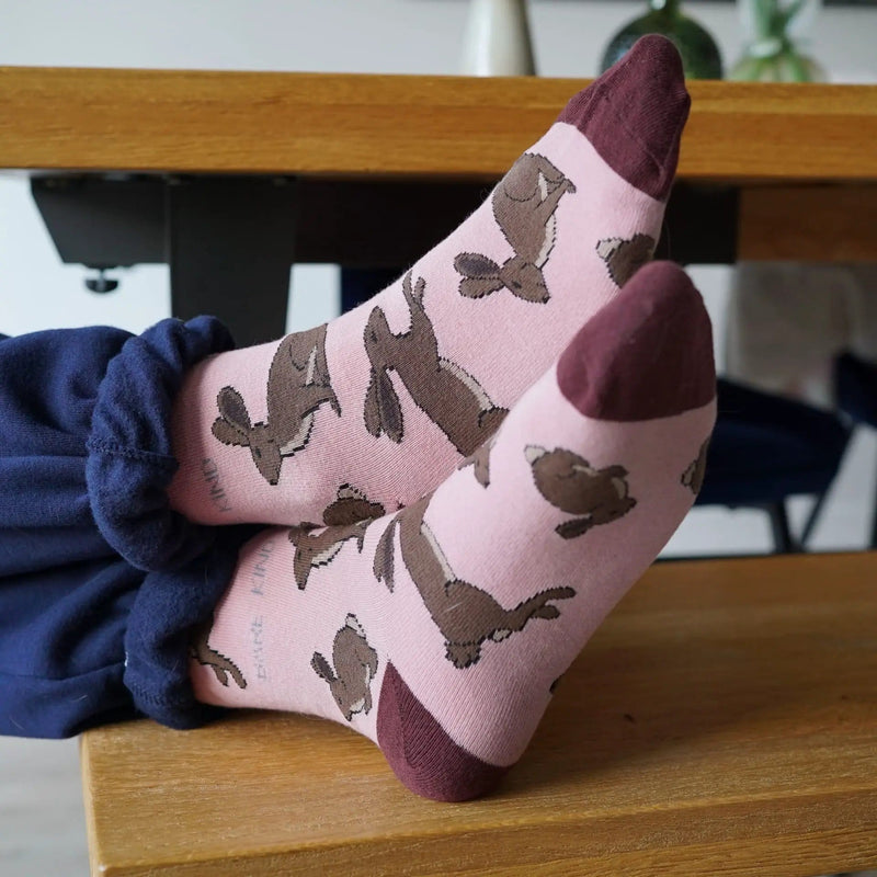Barekind NZ Socks Save the Hares Bamboo Socks Save the Hares Bamboo Socks