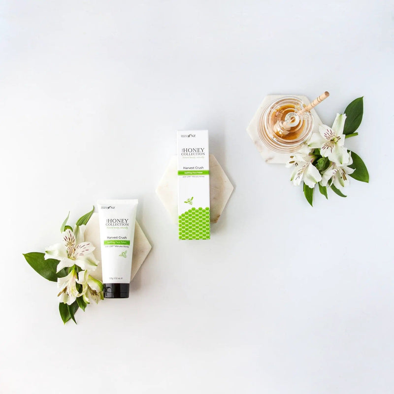 The Honey Collection Cleanser Harvest Crush Uplifting Exfoliating Face Polish With Grape Seed And Honey Harvest Crush Uplifting Exfoliating Face Polish