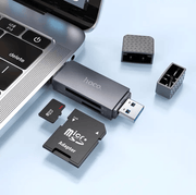 techplus HB45 2-in-1 USB 3.0 Card Reader NZ – Dual USB-A & Type-C HB45 2 In 1 USB 3 Card Reader Dual USB A C SD TF