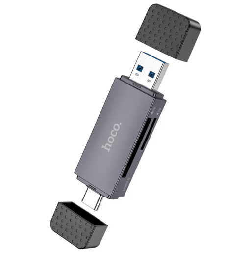 techplus HB45 2-in-1 USB 3.0 Card Reader NZ – Dual USB-A & Type-C HB45 2 In 1 USB 3 Card Reader Dual USB A C SD TF