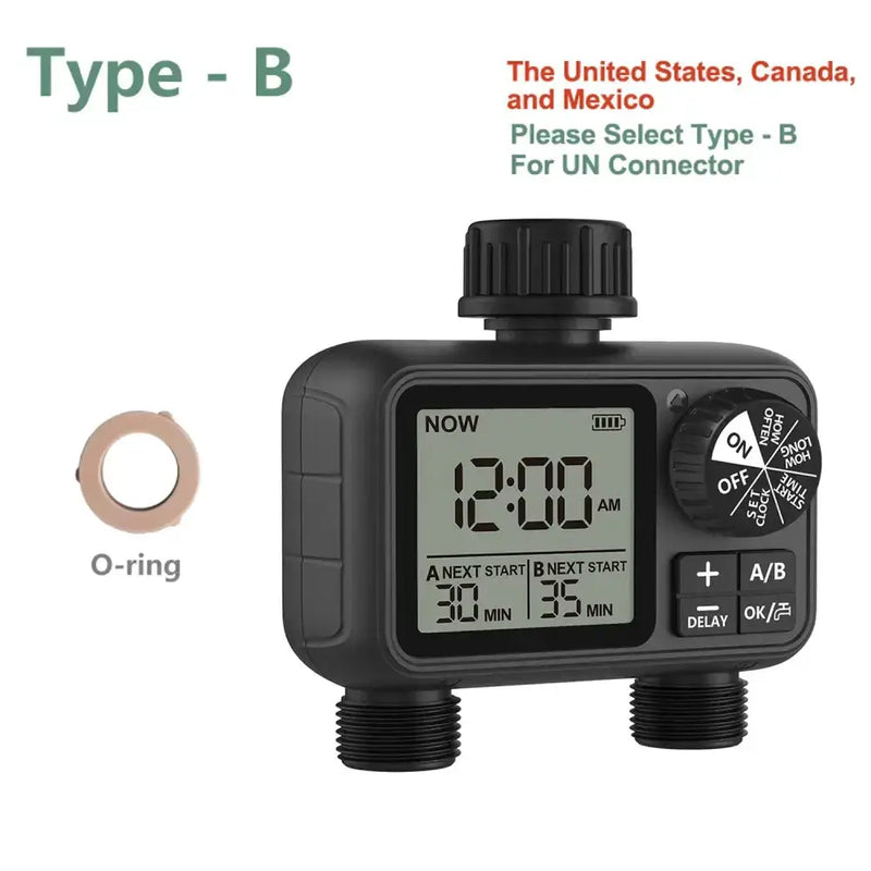 HCT-M06 Digital 2-Outlet Water Timer with Independent Zone Control – view 13