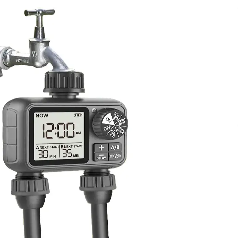 HCT-M06 Digital 2-Outlet Water Timer with Independent Zone Control – view 2