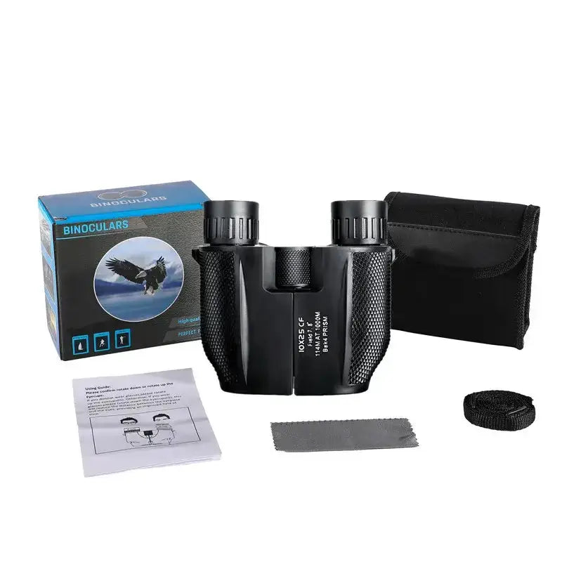 Habicare SS HD Binoculars – Outdoor Birding & Moon Viewing (10x25) HD Binoculars – Outdoor Birding & Moon Viewing (10x25)