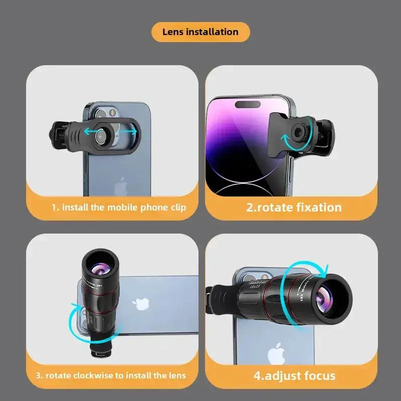 Habicare 9eight5 HD Monocular Telescope HD Monocular Telescope