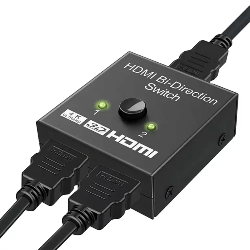 HDMI Bi-Directional Switcher 4K 2 into 1 switch or 1 into 2 splitter – view 1