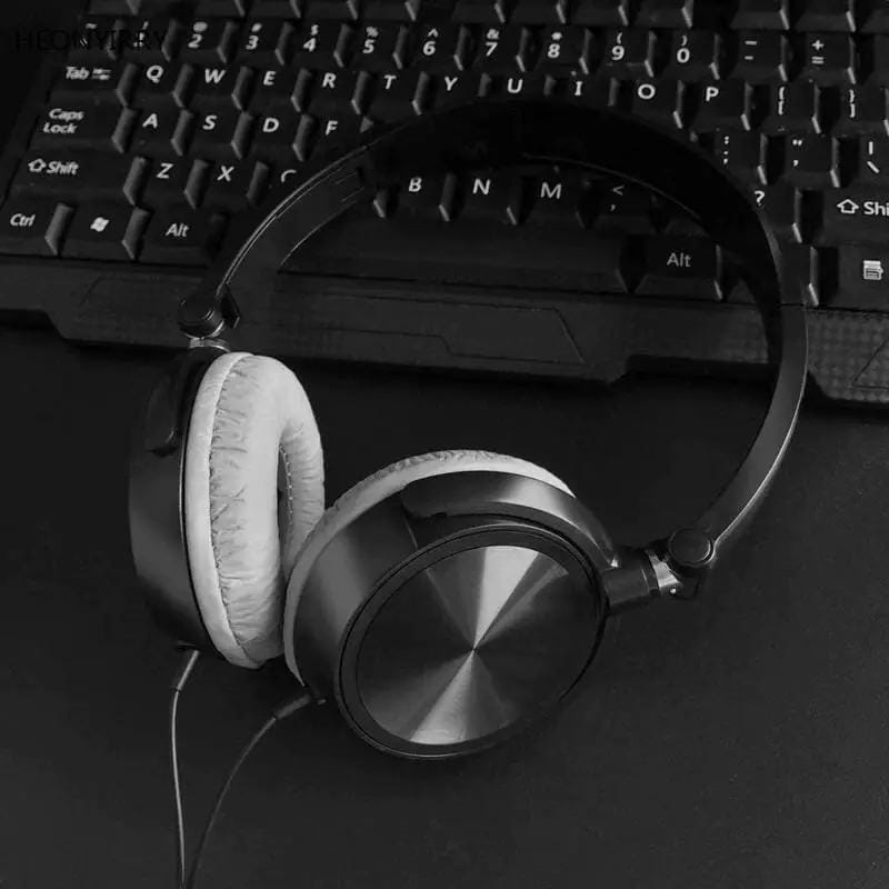 9eight5 Electronics Accessories Headphones (Black) Headphones (Black)