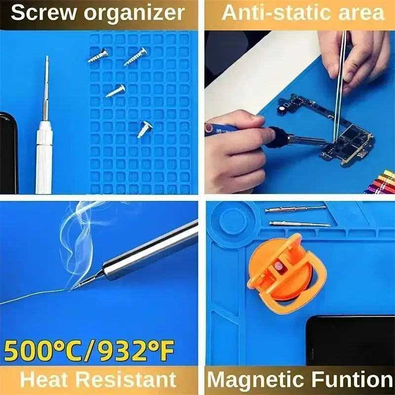 Heat-Resistant Silicone Repair Mat (ESD Safe) (different models available) – view 3