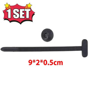 Habicare Heavy-Duty Nylon Self-Locking Zip Ties with Buckle & Pin Button Heavy-Duty Nylon Self-Locking Zip Ties with Buckle & Pin Button