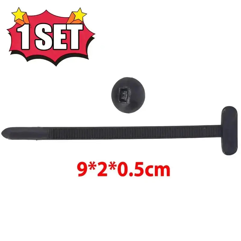 Habicare Heavy-Duty Nylon Self-Locking Zip Ties with Buckle & Pin Button Heavy-Duty Nylon Self-Locking Zip Ties with Buckle & Pin Button