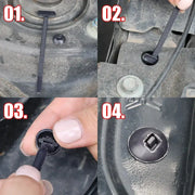 Habicare Heavy-Duty Nylon Self-Locking Zip Ties with Buckle & Pin Button Heavy-Duty Nylon Self-Locking Zip Ties with Buckle & Pin Button
