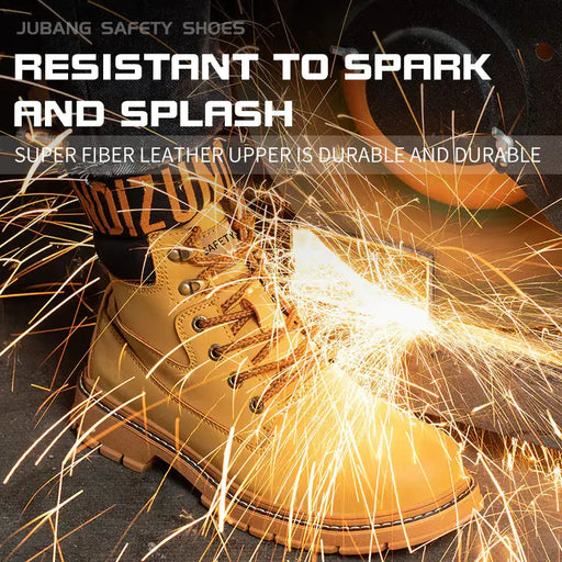 Men's Waterproof Steel-Toe Winter Plush Safety Boots – view 2