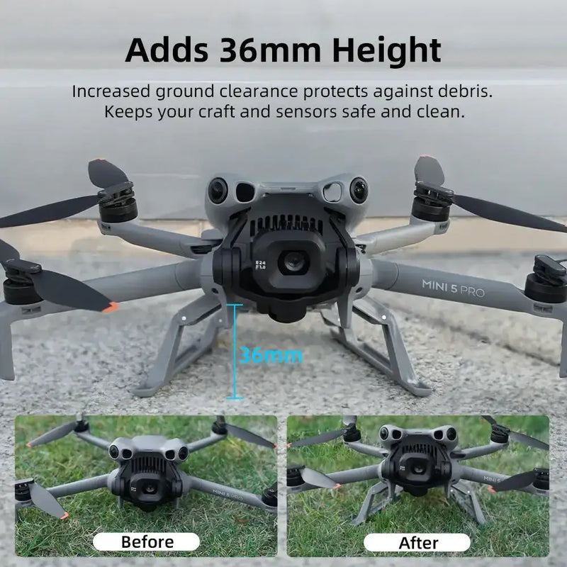 Habicare HBC Height-Adjustable Landing Gear for DJI Mini 5 Pro Height-Adjustable Landing Gear for DJI Mini 5 Pro