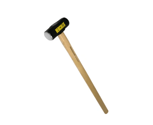 Hercules Sledge Hammer Hickory Handle 36 Inch 6 Lb Carbon Steel Head For Pro Demolition