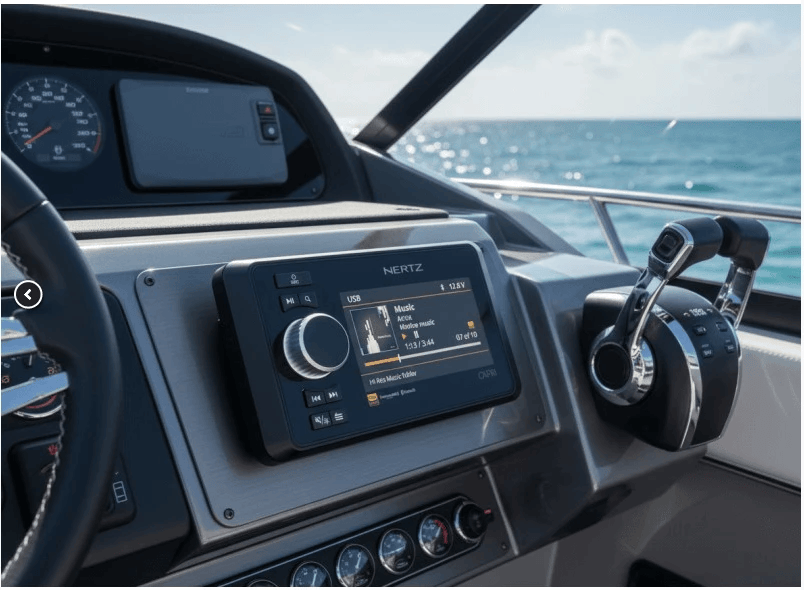 Capri Marine Audio Source By Hertz Audio Premium 24 Bit 96k DSP Four Zone Marine Receiver For Luxury Boats – view 1
