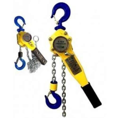 Lever Hoist Titan HSH Industrial HES NZ 1.5m 0.50T With Alloy G80 Chain For Construction Rigging