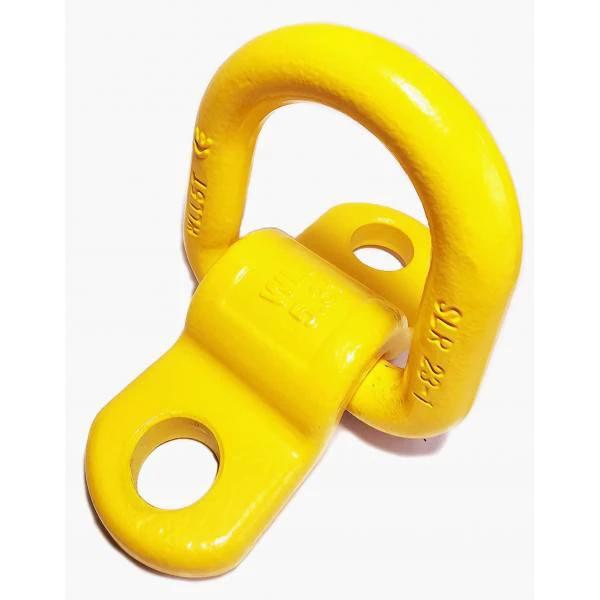 SLR G80 Bolt On D Ring Saddle 2 Hole Lifting Point for Industrial Rigging EN1677 EN818 4 to 1 Safety Pivot – view 2