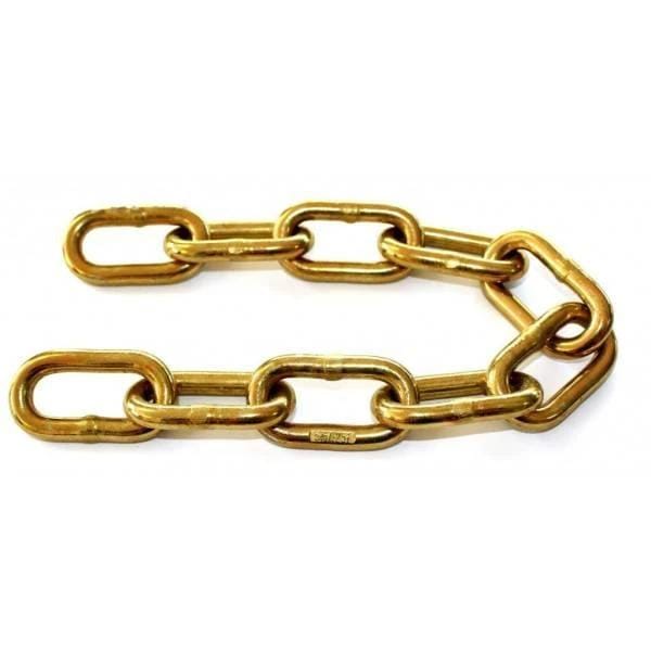 HES NZ LTD Trailer Chain - 8mm X 410mm (10 Links) HES NZ LTD Trailer Chain 8mm G70 2.5T Gold