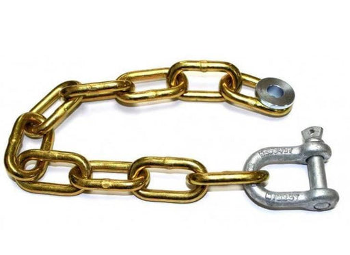 8mm G70 Safety Chain Set 12 Links For Secure Trailer Towing And Load Binding 2.5T Capacity NZ LTSA Compliant