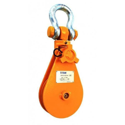 HESNZ Pulleys Snatch Block TiTan Rigger Heavy Duty Swivel Eye by HESNZ Snatch Block TiTan Rigger HESNZ Heavy Duty