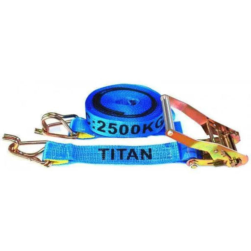 HES NZ LTD Tie-Downs Tiedown - 2.5T Titan Blue 9.0M Titan 2.5T Tie Down Strap 9m Blue Heavy Duty