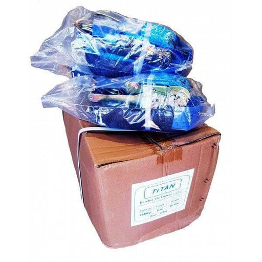HESNZ Tie-Downs Tiedown 2.5T Titan Blue 9m 50mm Webbing Trucks by HESNZ Tiedown 2.5T Titan Blue 9.0M Heavy Duty By HESNZ